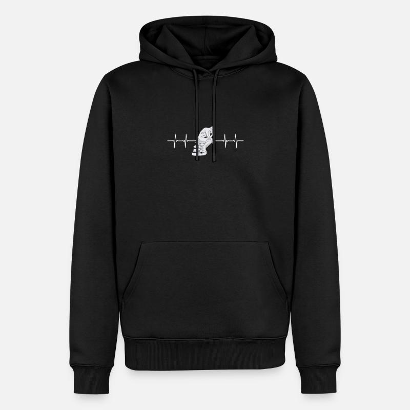 Philosophical Debate Feeling Philoslothical - Männer Premium Bio Hoodie - Schwarz