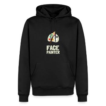 Face Painter And Face Painting - Men’s Premium Organic Hoodie - black - Front - Nico (187cm)