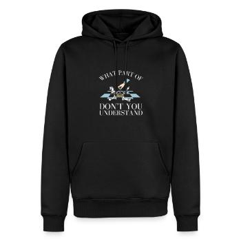 Chess Master Chess Club & 3 Way Chess Game - Sweat à capuche Premium bio Homme - noir - Devant - Nico (187cm)