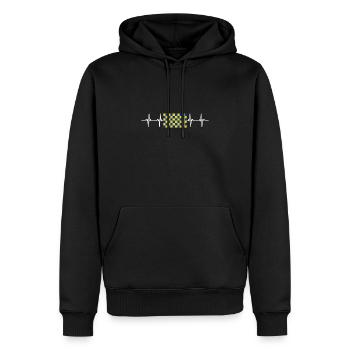 United Kingdom Surrey Flag - Männer Premium Bio Hoodie - Schwarz - Vorne - Nico (187cm)