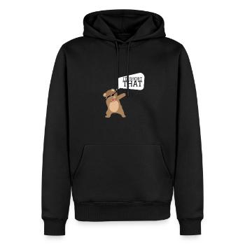 Volatility Options Trading Trader - Men’s Premium Organic Hoodie - black - Front - Nico (187cm)