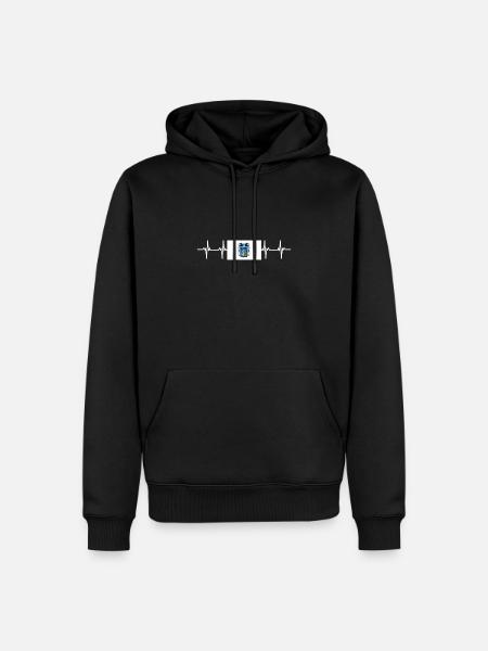 Mexique Mexique Aguascalientes Drapeau - Sweat à capuche Premium bio Homme - noir