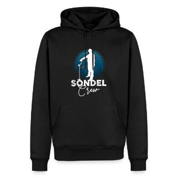 Sondeln Crew Sondelgänger Metalldetektor - Männer Premium Bio Hoodie - Schwarz - Vorne - Nico (187cm)
