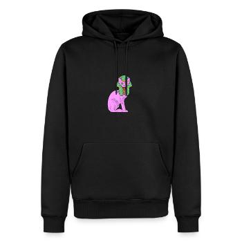Sphynx Mom Cat Hairless Cat Owner - Männer Premium Bio Hoodie - Schwarz - Vorne - Nico (187cm)