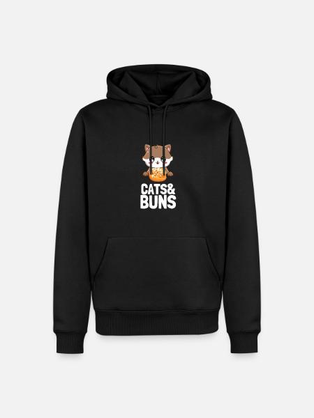 Cinnamon Roll And Cinnamon Buns - Men’s Premium Organic Hoodie - black