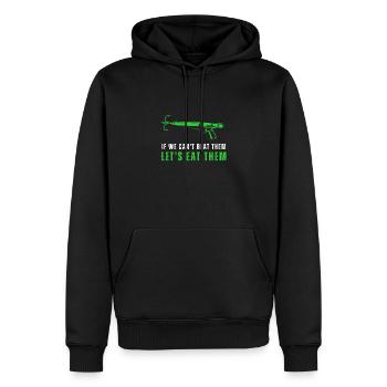 Lionfish Save The Reef Eat Lionfish Spearfishing - Männer Premium Bio Hoodie - Schwarz - Vorne - Nico (187cm)
