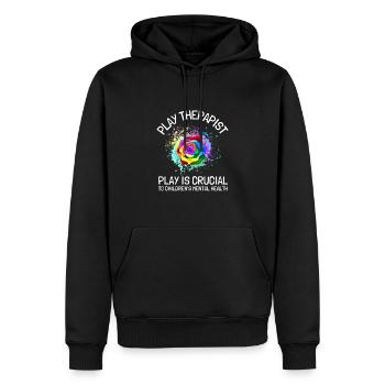 Play Therapist - Recreational Therapy Therapist RT - Männer Premium Bio Hoodie - Schwarz - Vorne - Nico (187cm)