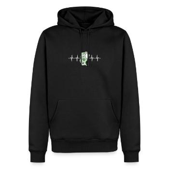Argentina Flag Santa Cruz - Männer Premium Bio Hoodie - Schwarz - Vorne - Nico (187cm)