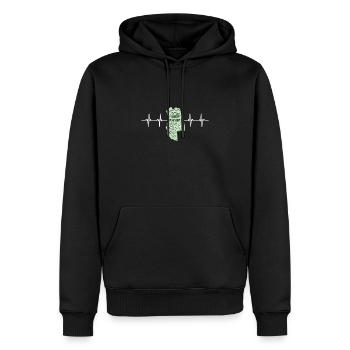 Argentina Flag Mendoza - Männer Premium Bio Hoodie - Schwarz - Vorne - Nico (187cm)