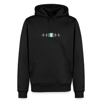 Argentina Flag Chaco - Männer Premium Bio Hoodie - Schwarz - Vorne - Nico (187cm)