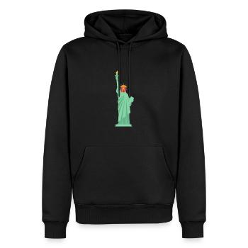Aztec Calendar - Quetzalcoatl - Männer Premium Bio Hoodie - Schwarz - Vorne - Nico (187cm)