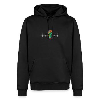 Aztec Calendar - Quetzalcoatl - Männer Premium Bio Hoodie - Schwarz - Vorne - Nico (187cm)