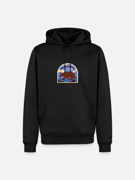 California This Place - Men’s Premium Organic Hoodie - black