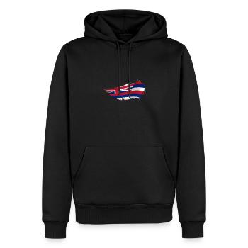 Waikiki Honolulu Island - Männer Premium Bio Hoodie - Schwarz - Vorne - Nico (187cm)