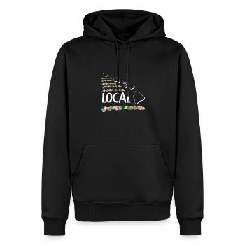 Waikiki Honolulu Island - Männer Premium Bio Hoodie - Schwarz - Vorne - Nico (187cm)