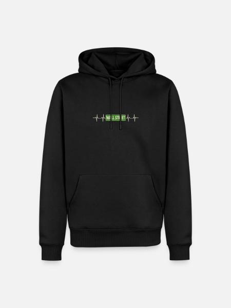 NY Stock Exchange Bull - Men’s Premium Organic Hoodie - black