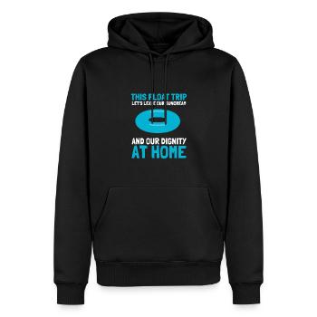 Summer Float Trip River Tube Tubing - Men’s Premium Organic Hoodie - black - Front - Nico (187cm)