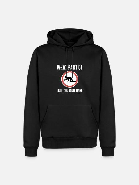This job makes me drink - Men’s Premium Organic Hoodie - black