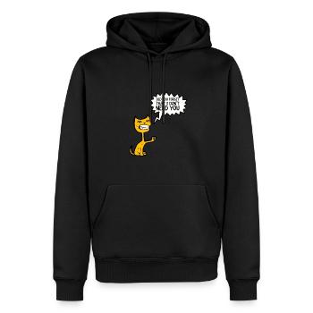 Citation sarcastique - Avez-vous oublié que je n’ai pas besoin - Sweat à capuche Premium bio Homme - noir - Devant - Nico (187cm)