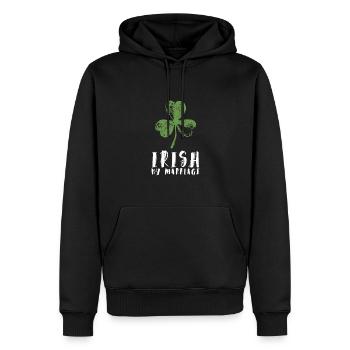 Italia - Italian by marriage - Männer Premium Bio Hoodie - Schwarz - Vorne - Nico (187cm)