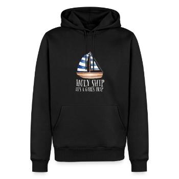 Cruise Vacation Family Trip - Holy Ship Girls Trip - Männer Premium Bio Hoodie - Schwarz - Vorne - Nico (187cm)