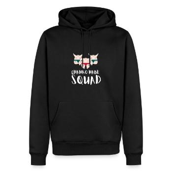 Ragoût de sumo - Hot Pot Chanko Hub - Sweat à capuche Premium bio Homme - noir - Devant - Nico (187cm)