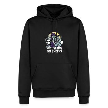 25797 bunnytshirt pr et t shirt - Sweat à capuche Premium bio Homme - noir - Devant - Nico (187cm)