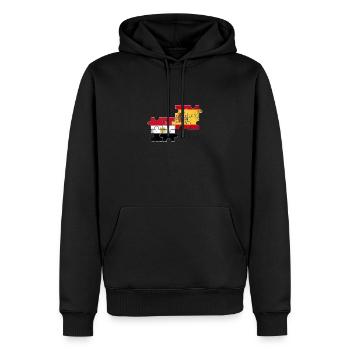Ägypten Spanien Flagge Spanisch Ägypter - Männer Premium Bio Hoodie - Schwarz - Vorne - Nico (187cm)