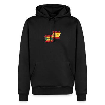 Grenade Espagne Flag Grenade espagnole - Sweat à capuche Premium bio Homme - noir - Devant - Nico (187cm)