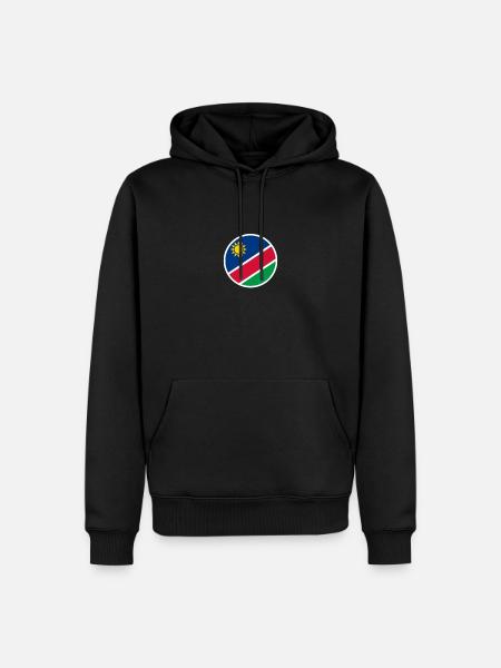 Namibia Namibian flag Namibian - Men’s Premium Organic Hoodie - black