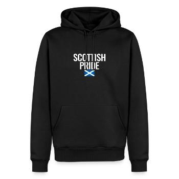 Scottish Pride Schottland Schottische Flagge - Männer Premium Bio Hoodie - Schwarz - Vorne - Nico (187cm)