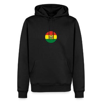 Bolivie Drapeau bolivien Boliviens - Sweat à capuche Premium bio Homme - noir - Devant - Nico (187cm)