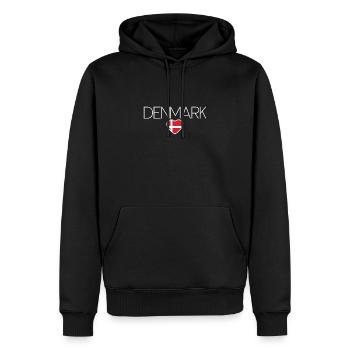 Denmark Denmark Danish Flag Proud Dane - Men’s Premium Organic Hoodie - black - Front - Nico (187cm)