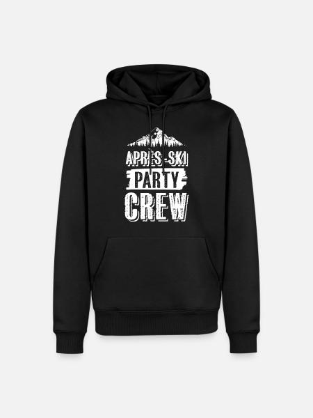 Apres Ski Crew - Men’s Premium Organic Hoodie - black