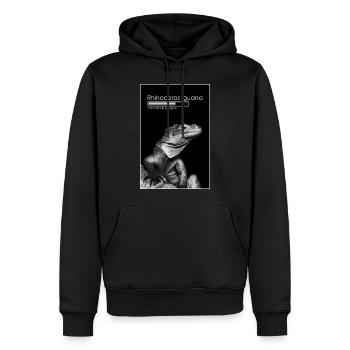 Extinction in progress - Sweat à capuche Premium bio Homme - noir - Devant - Nico (187cm)