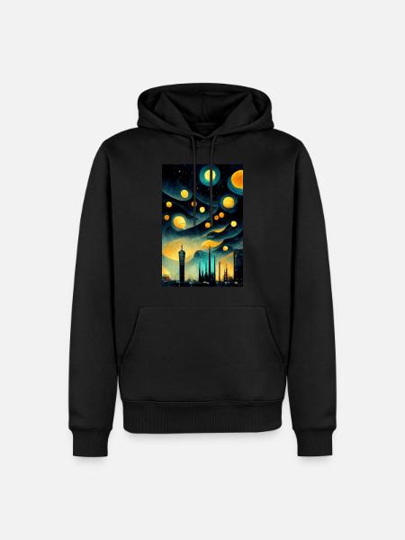 The Star-Rich Future - Men’s Premium Organic Hoodie - black