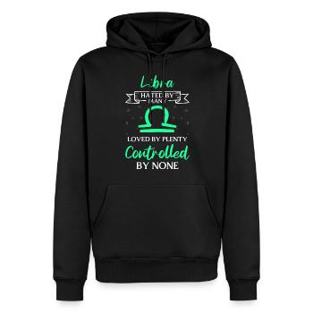 Geburtstag Tierkreiszeichen Aberglaube Stern - Männer Premium Bio Hoodie - Schwarz - Vorne - Nico (187cm)