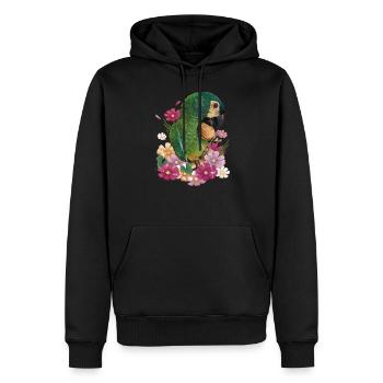 The Maracanã - Men’s Premium Organic Hoodie - black - Front - Nico (187cm)