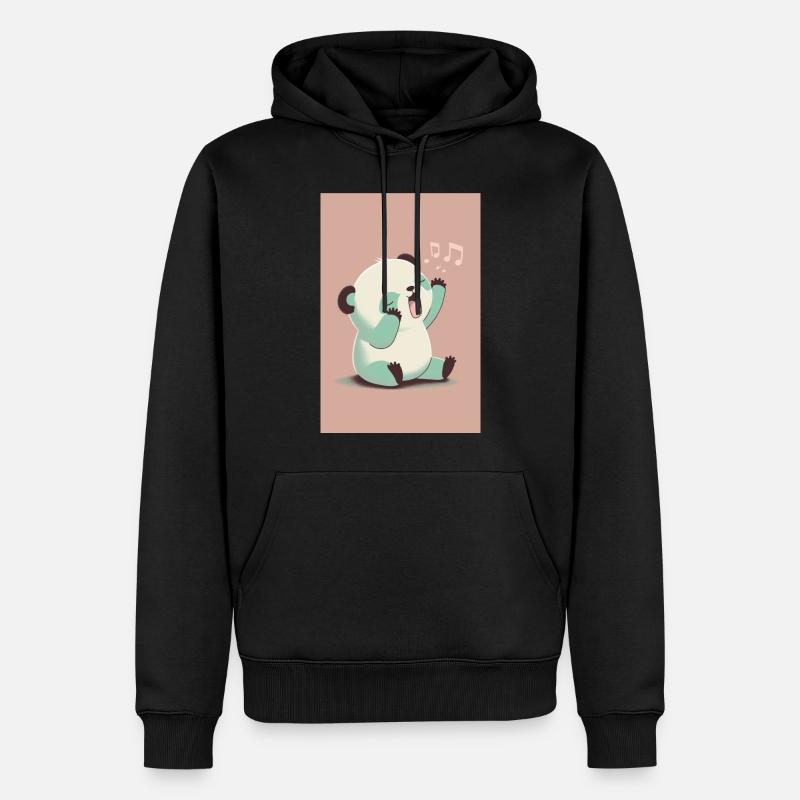 Baby panda - Men’s Premium Organic Hoodie - black