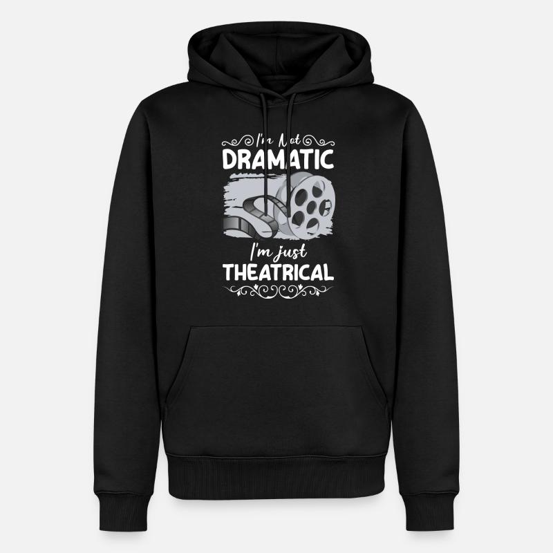 Actrice Acting Comedy Nerd - Sweat à capuche Premium bio Homme - noir