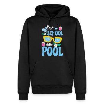 Pool Pool Party Erholung - Männer Premium Bio Hoodie - Schwarz - Vorne - Nico (187cm)
