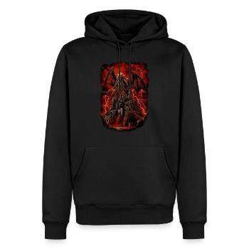 Aufstieg des Cthulhu - Männer Premium Bio Hoodie - Schwarz - Vorne - Nico (187cm)