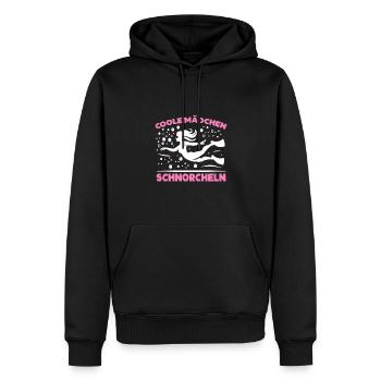 Schnorcheln Schnorchler Taucher Tauchen Schnorchel - Männer Premium Bio Hoodie - Schwarz - Vorne - Nico (187cm)