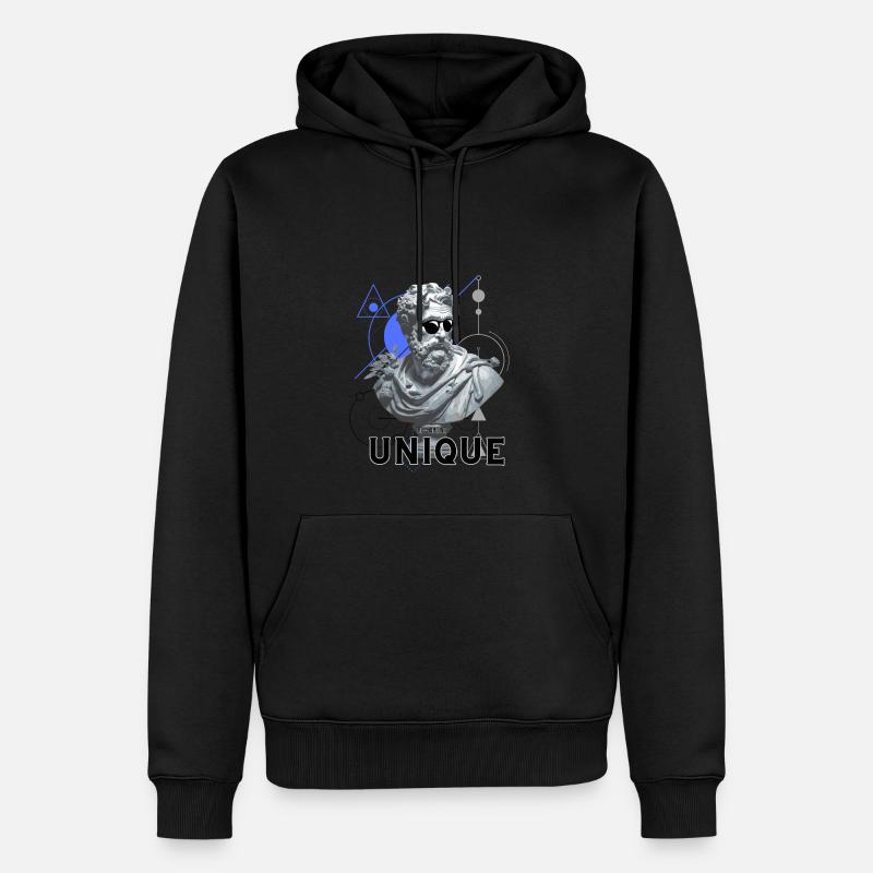 Seien Sie einzigartig - Männer Premium Bio Hoodie - undefined