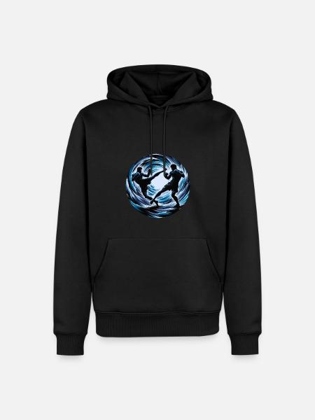 Muay Thai Fighters - Men’s Premium Organic Hoodie - black