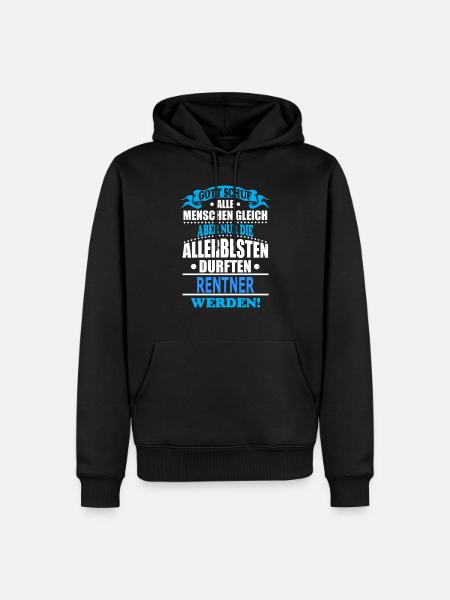 RENTNER - Männer Premium Bio Hoodie - Schwarz