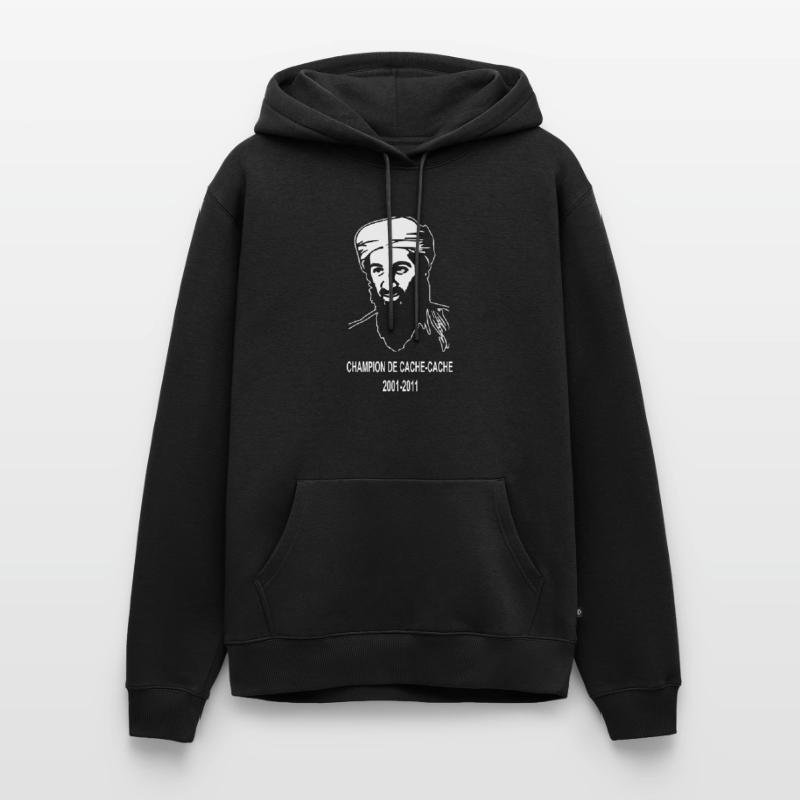 Bin Laden cache cache Männer Premium Bio Hoodie