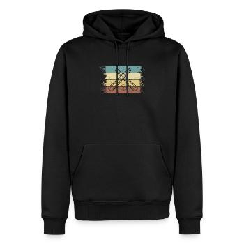 Knitteln Retro Vintage Moar Stöbel Knittelspieler - Männer Premium Bio Hoodie - Schwarz - Vorne - Nico (187cm)