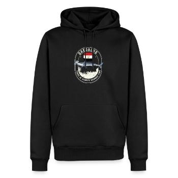 Daedalus Always Hammer Time Tauchsafari Hammerhai - Männer Premium Bio Hoodie - Schwarz - Vorne - Nico (187cm)