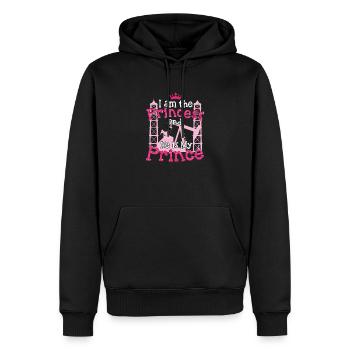 Oilfield Worker Wife Princess Marriage Huile pour - Sweat à capuche Premium bio Homme - noir - Devant - Nico (187cm)